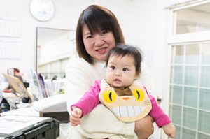 新潟整体工房では産後の骨盤矯正時に子供さんの対応を致します。